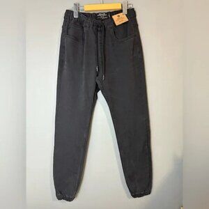 NWT Urban Heritage, Size XS, Black Cargo Pants, Draw string Waist